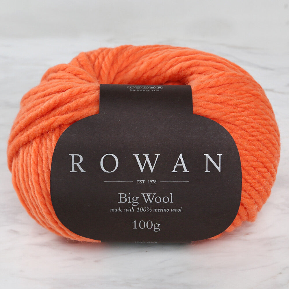 Rowan Big Wool Turuncu El Örgü İpi - 00090